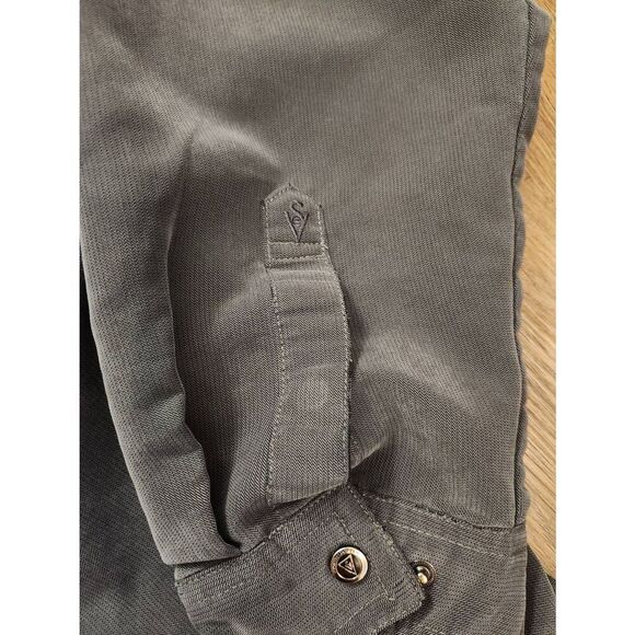 ScotteVest TEC Shirt Mens Large Grey snap Button Up Multi Pocket Cargo READ** - Picture 13 of 13